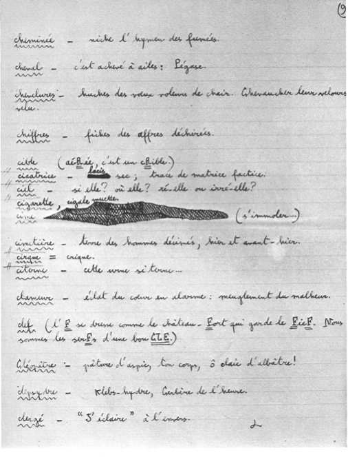 Page 6 du manuscrit Doucet
